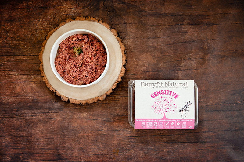 Sensitive Complete Adult Raw Working Dog Food No Offal